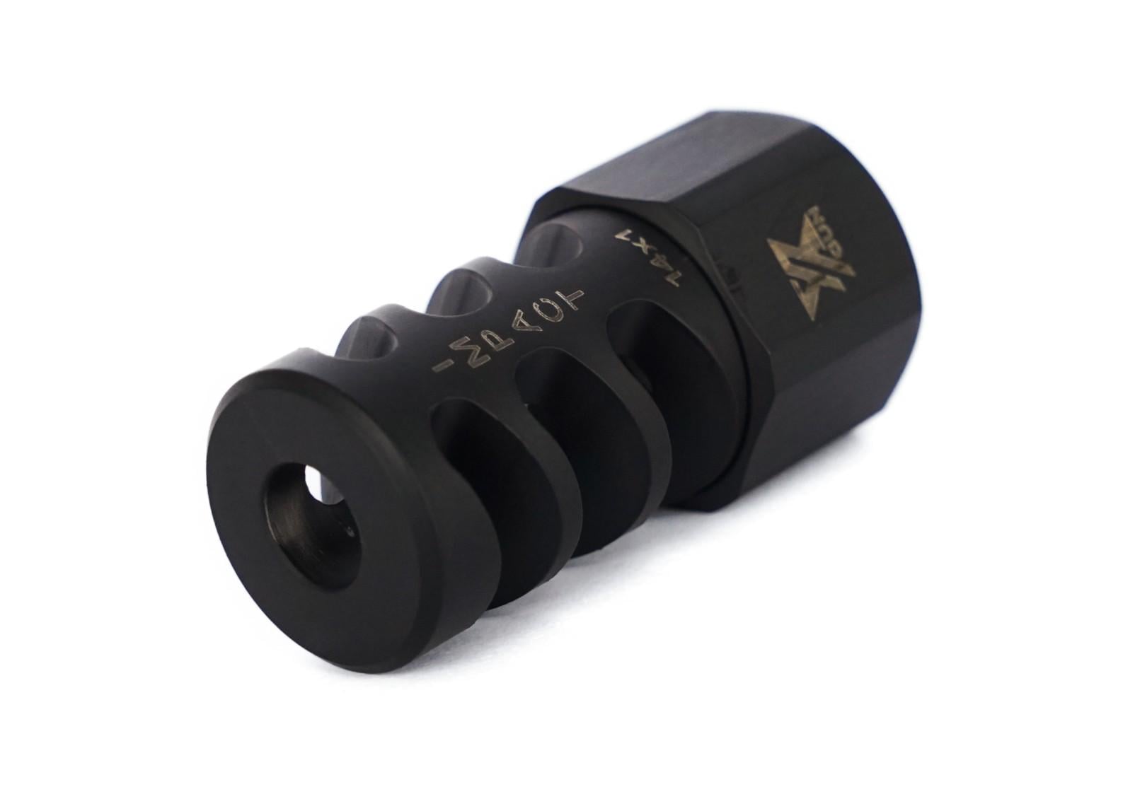 Дульне гальмо-компенсатор Xgun Impact кал .30 7,62 різьба 14×1 нержавіюча сталь 420 AISI Black Дульне гальмо-компенсатор Xgun Impact кал .30 7,62 різьба 14×1 нержавіюча сталь 420 AISI Black