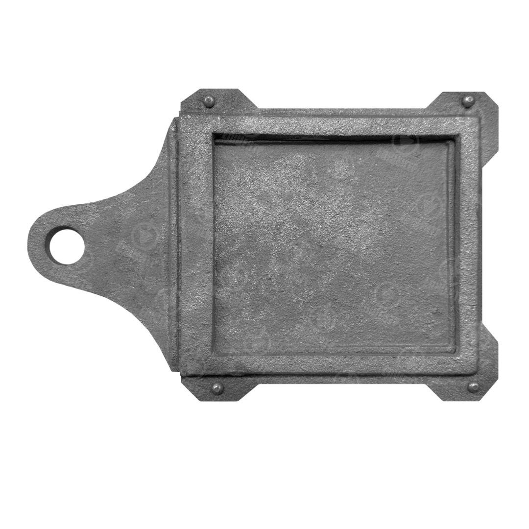 Задвижка шиберная чугунная для печи ГЛВТ малая 270x180 мм