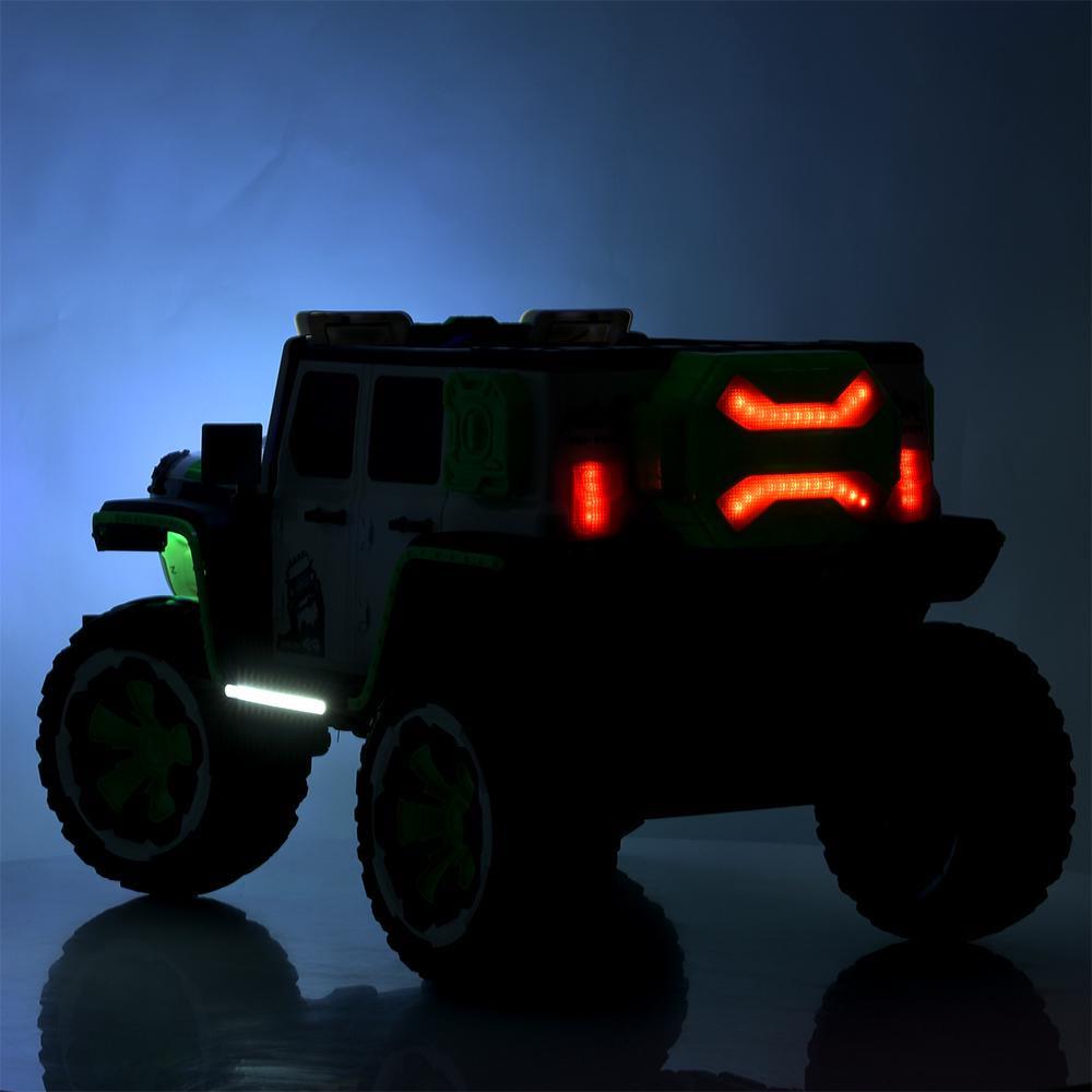 Дитячий електромобіль Bambi джип M 5845EBLR Білий - фото 12