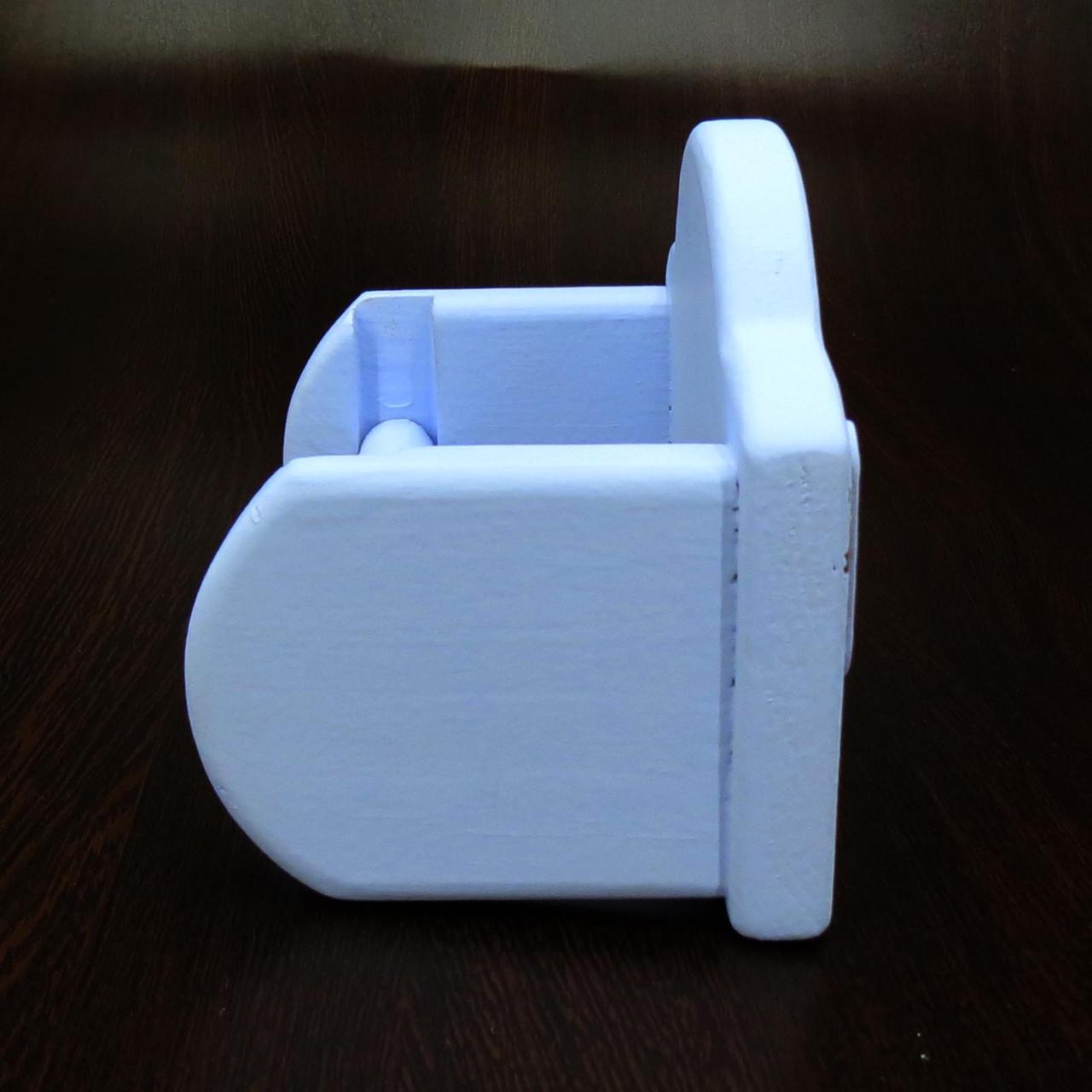 Держатель для туалетной бумаги из дерева Вольфрам Ирис (ДТБ-000952) - фото 3