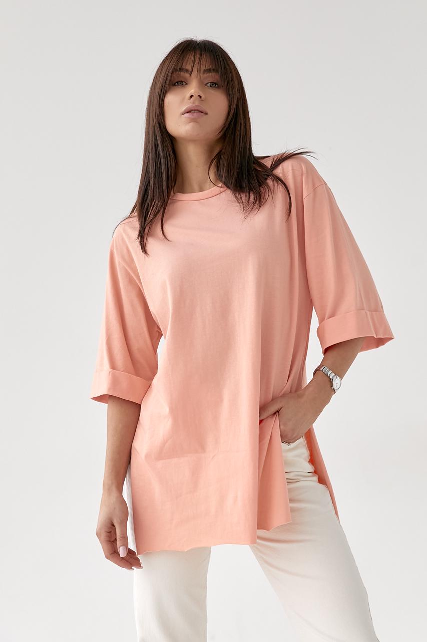 Футболка Crep с распорками S/M Персиковый (9666208)