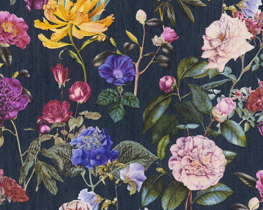 Виниловые обои A.S. Creation 0,53x10,05 м Черный (1027173)