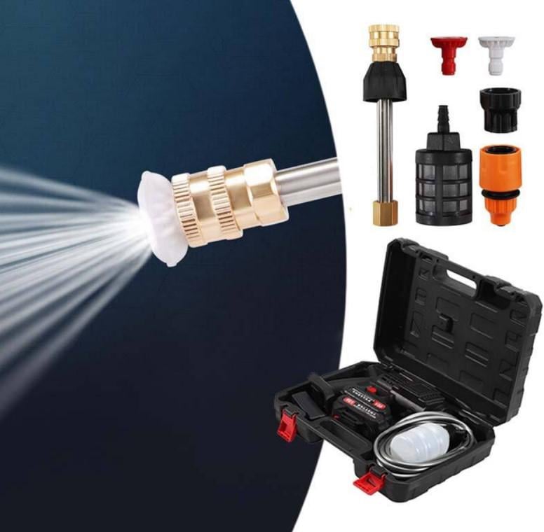 Мийка для машини у валізі RD-1013 550 Вт з 2 акумуляторами 48 В (5275675243) - фото 10