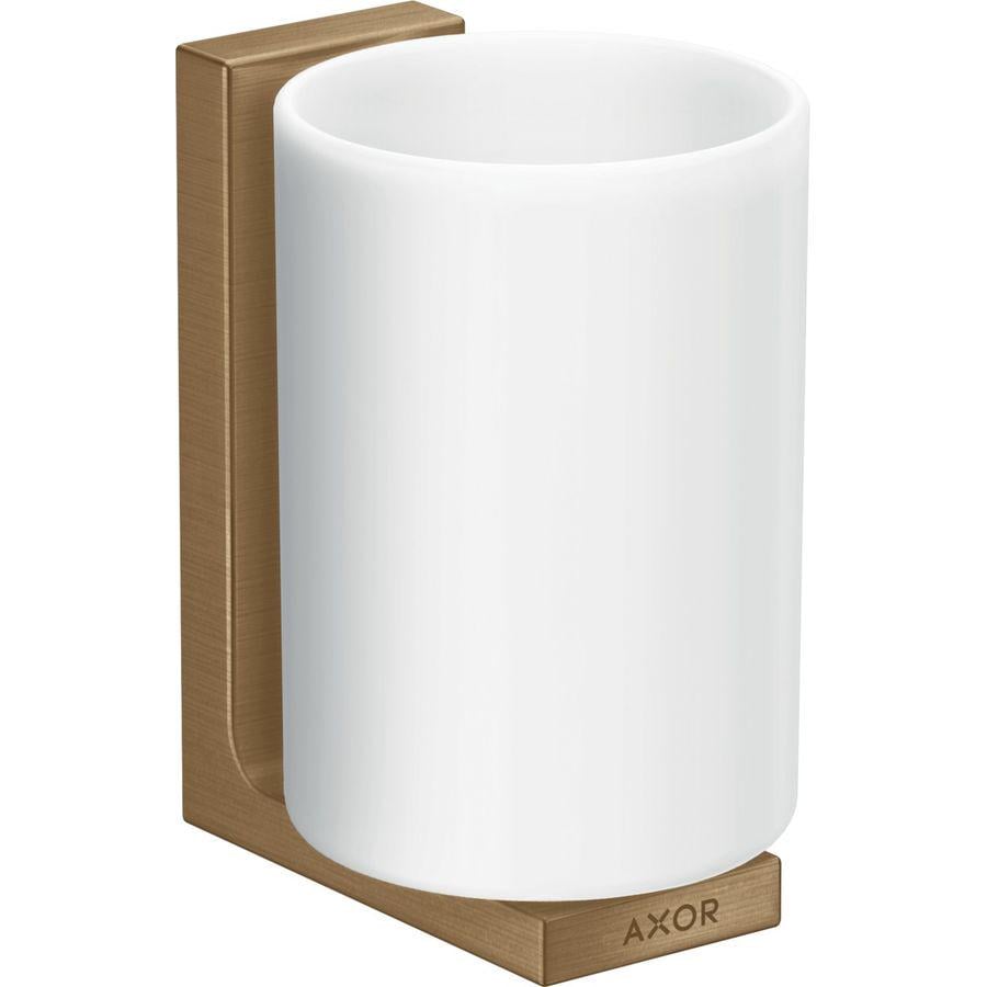 Стакан подвесной Axor Universal Rectangular Brushed Bronze (42604140)