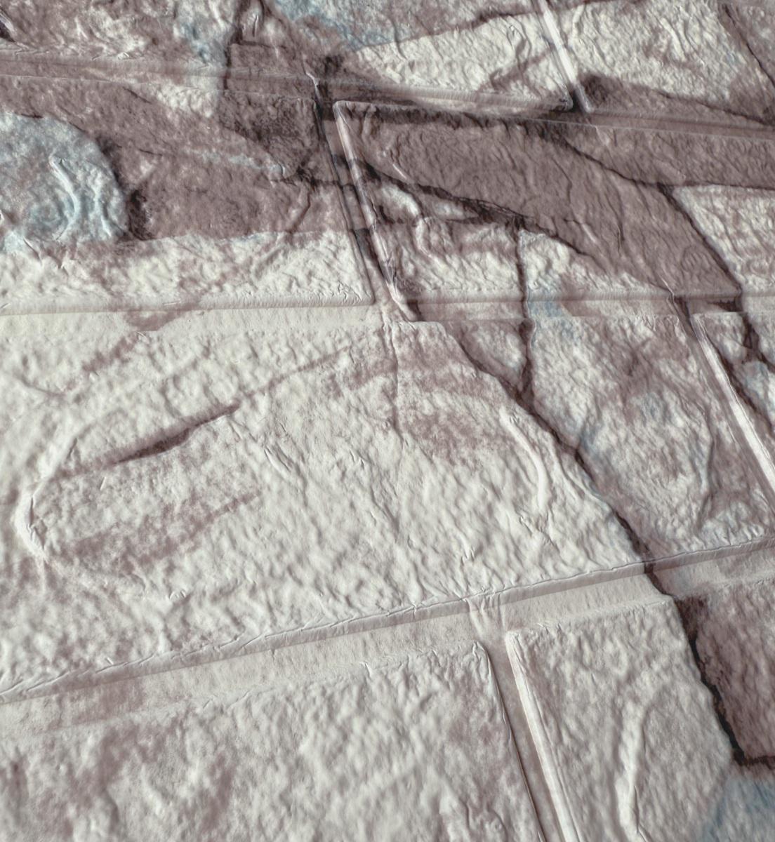 3D-панель самоклеящаяся под кирпич Королевский мрамор 700x770x3 мм (351-3) - фото 2 3D-панель самоклеящаяся под кирпич Королевский мрамор 700x770x3 мм (351-3) - фото 2