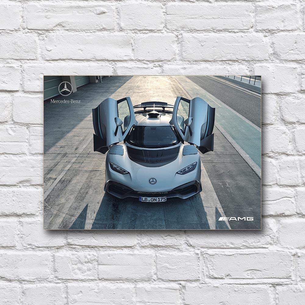 Постер деревянный Mercedes-AMG ONE 210х297 мм (18236166)