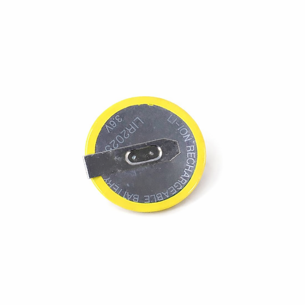 Аккумулятор LIR2025 3,6V с прямыми выводами 180° для автоключей BMW/Mini Ford