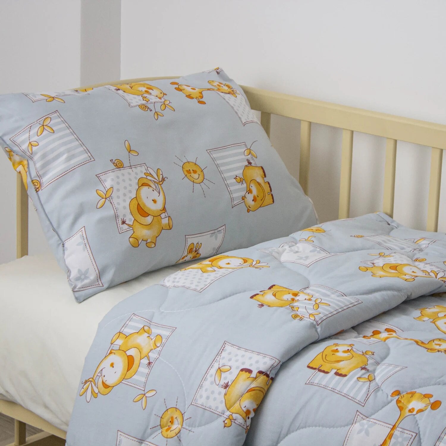 Одеяло детское ТЕП Little Friends Sweet Comfort 105x140 см Светло-серый (11884)