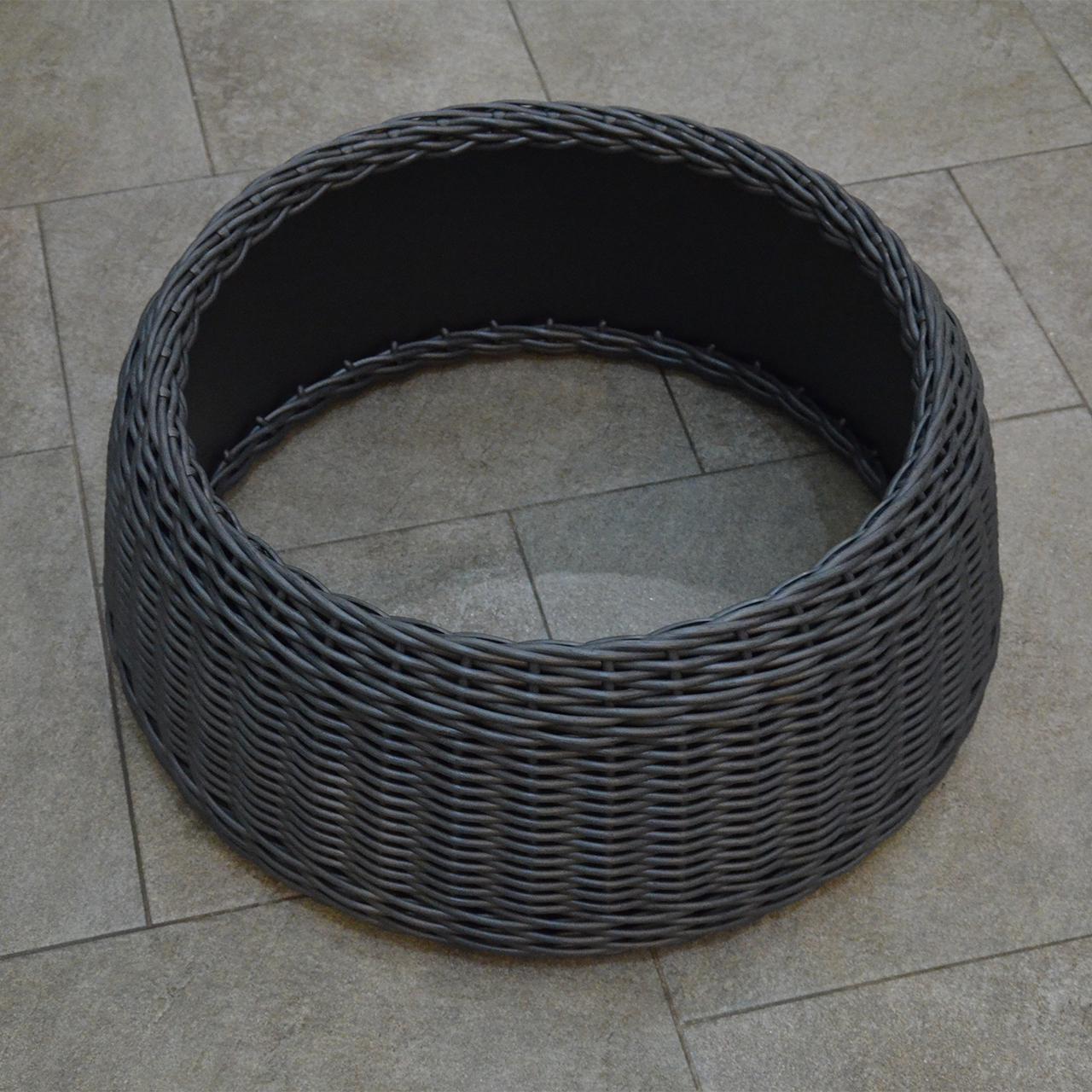 Подставка-юбка под елку плетеная из искусственного ротанга/ручной работы XL Графитовый (23116145) - фото 6 Подставка-юбка под елку плетеная из искусственного ротанга/ручной работы XL Графитовый (23116145) - фото 6