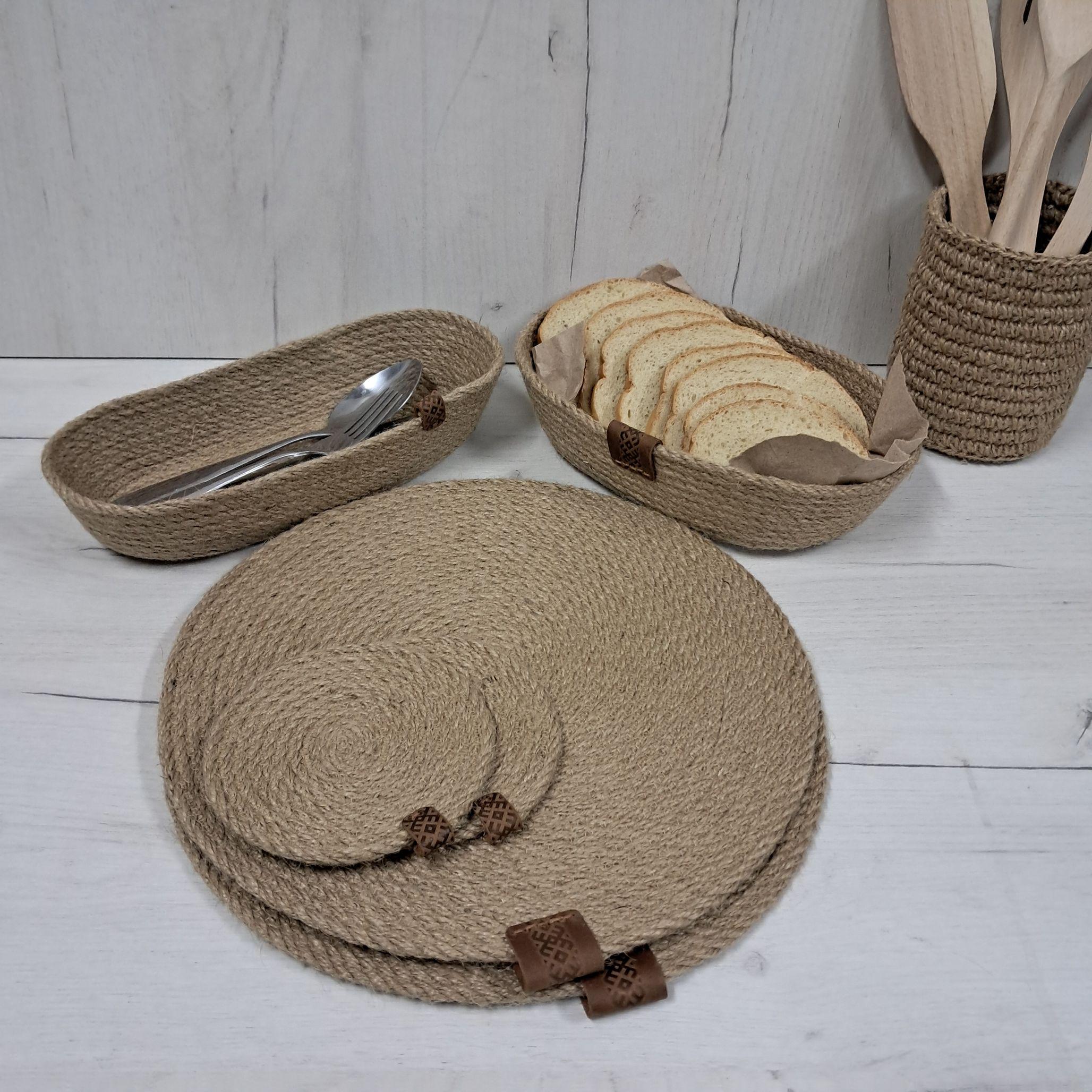 Плейсмат з джуту під гаряче (22813366) - фото 3 Плейсмат з джуту під гаряче (22813366) - фото 3