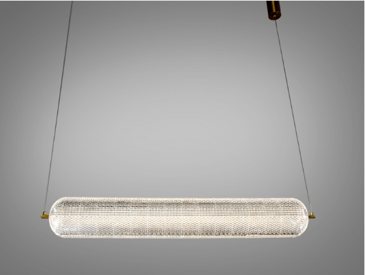Подвес LED Diasha цилиндрический 25 Вт 102 см. Золотой (D221204/1A L1000)
