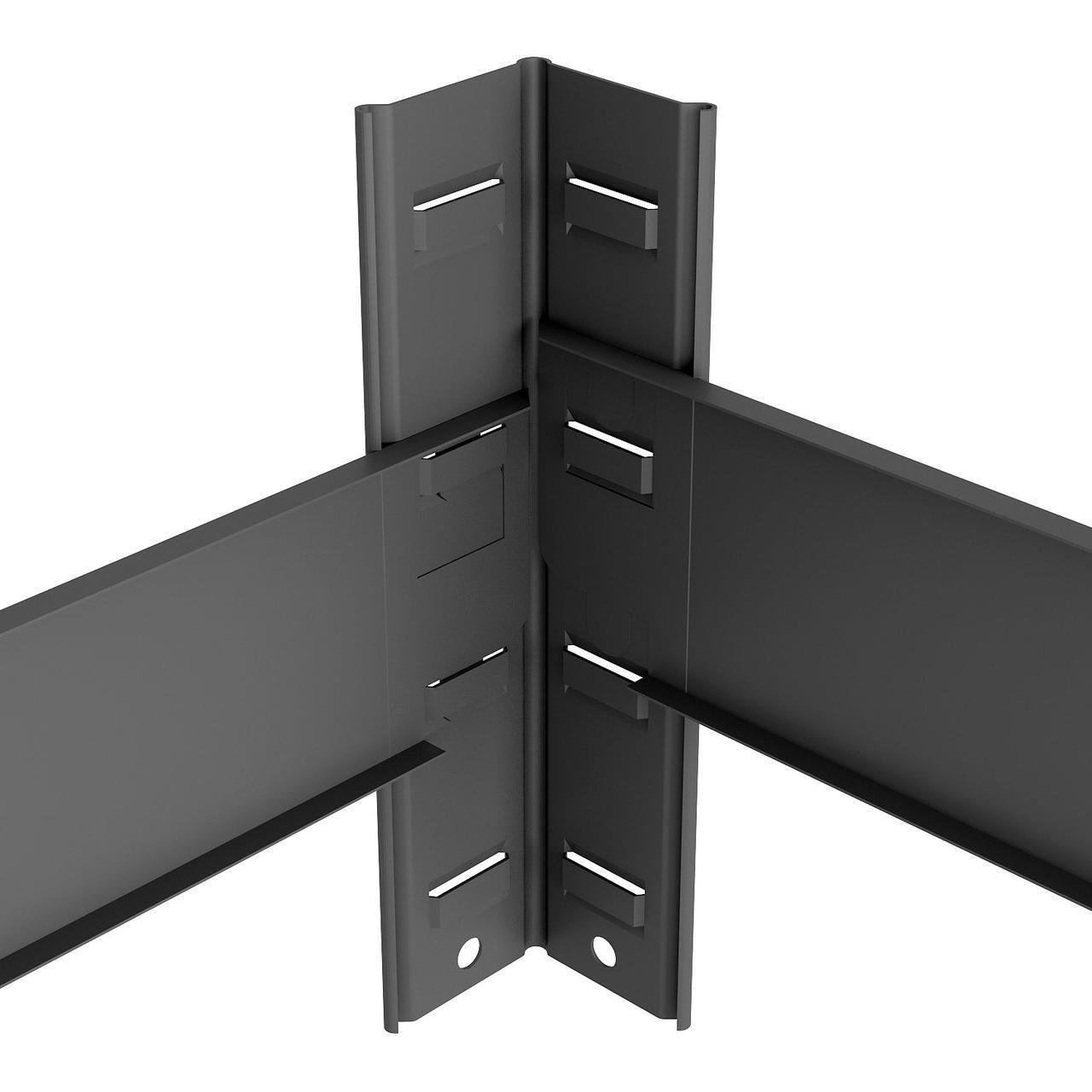 Стелаж Меткас SL Бюджет КМ 150 кг/полицю 5 полиць МДФ металевий 1800x1000x300 мм (2794003156) - фото 10 Стелаж Меткас SL Бюджет КМ 150 кг/полицю 5 полиць МДФ металевий 1800x1000x300 мм (2794003156) - фото 10