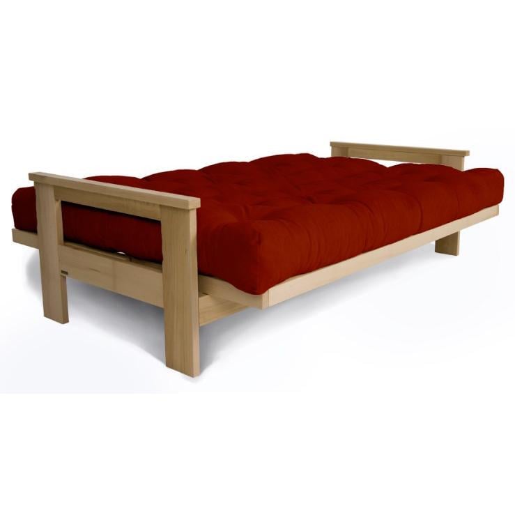 Диван-футон розкладний Woodman Mexico з масиву дерева без покриття Червоний - фото 2