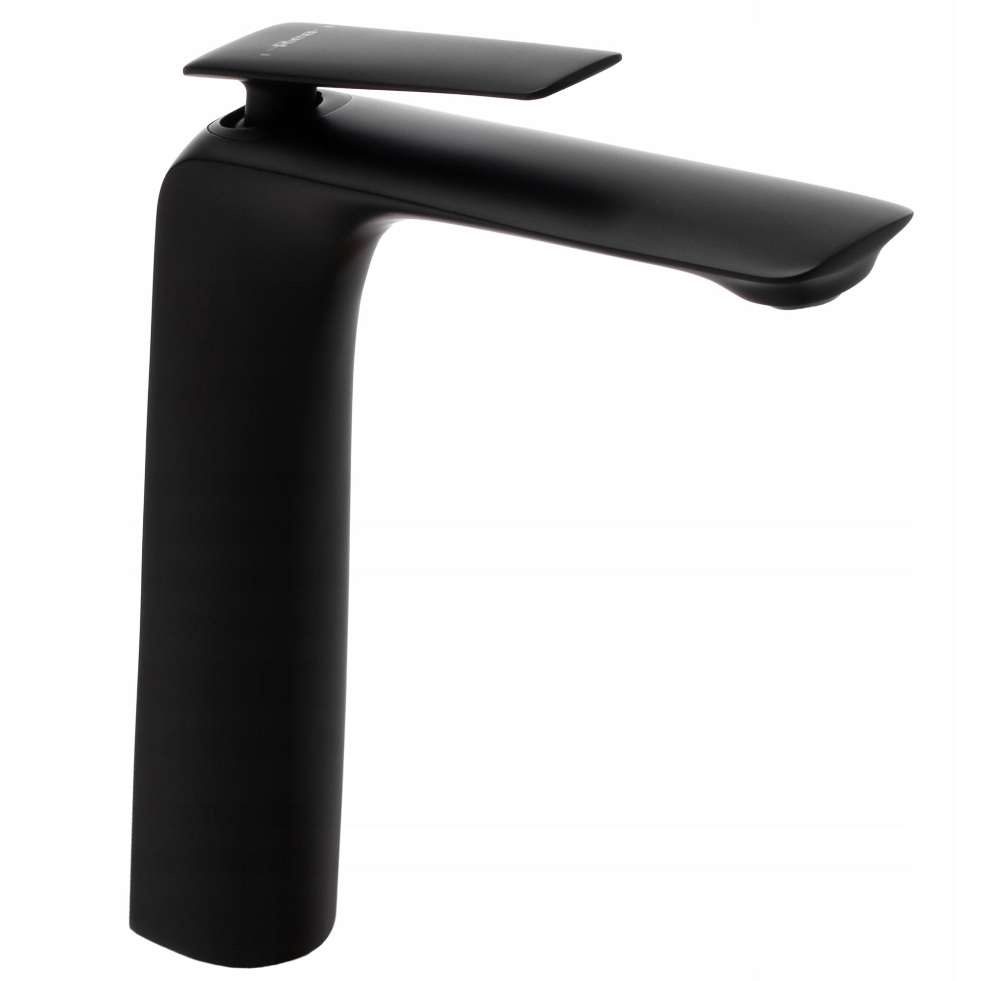 Смеситель для умывальника CUBO REA B5122 JAGER reac-00000000413 высокий однорычажный Черный (165399)