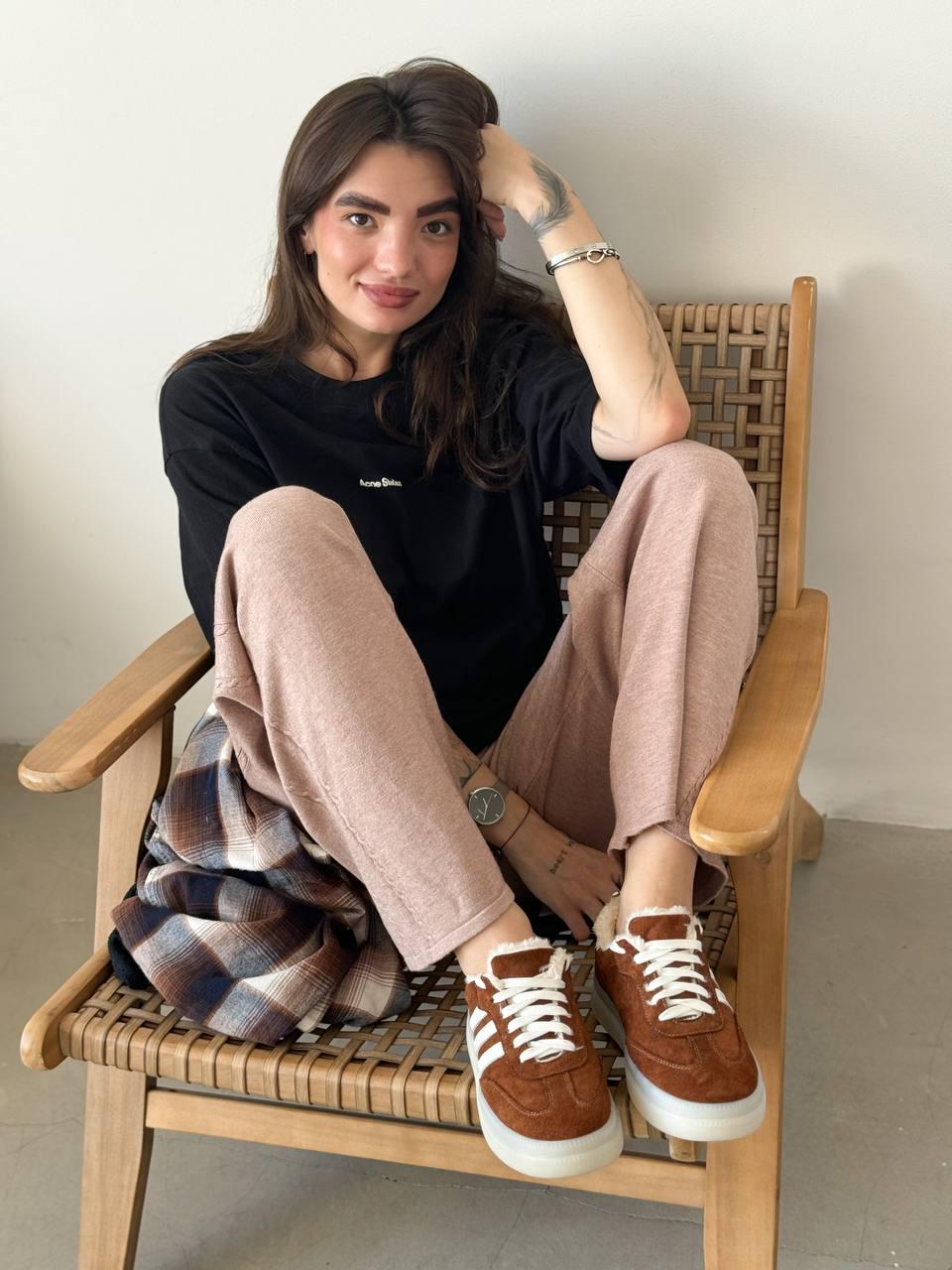 Кеди жіночі на хутрі Maya Shoes р. 36 Рудий (3021/1) - фото 8 Кеди жіночі на хутрі Maya Shoes р. 36 Рудий (3021/1) - фото 8