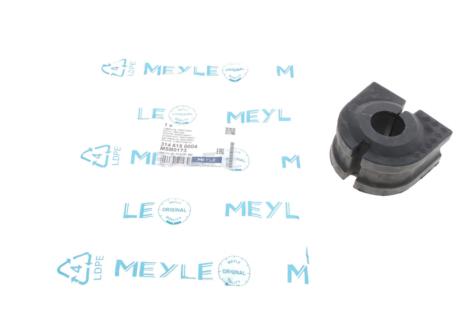 Втулка стабилизатора переднего Meyle BMW 5 E60/E61 01 d 25 мм 314 615 0004 (25600645)