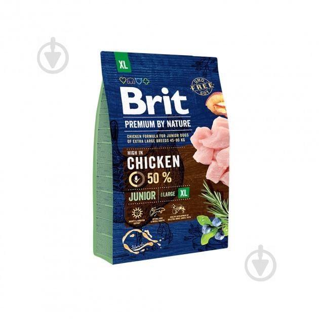 Brit (Чехия) Сухой корм Brit Premium Junior XL 3 kg (для щенков и молодых собак гигантских пород)