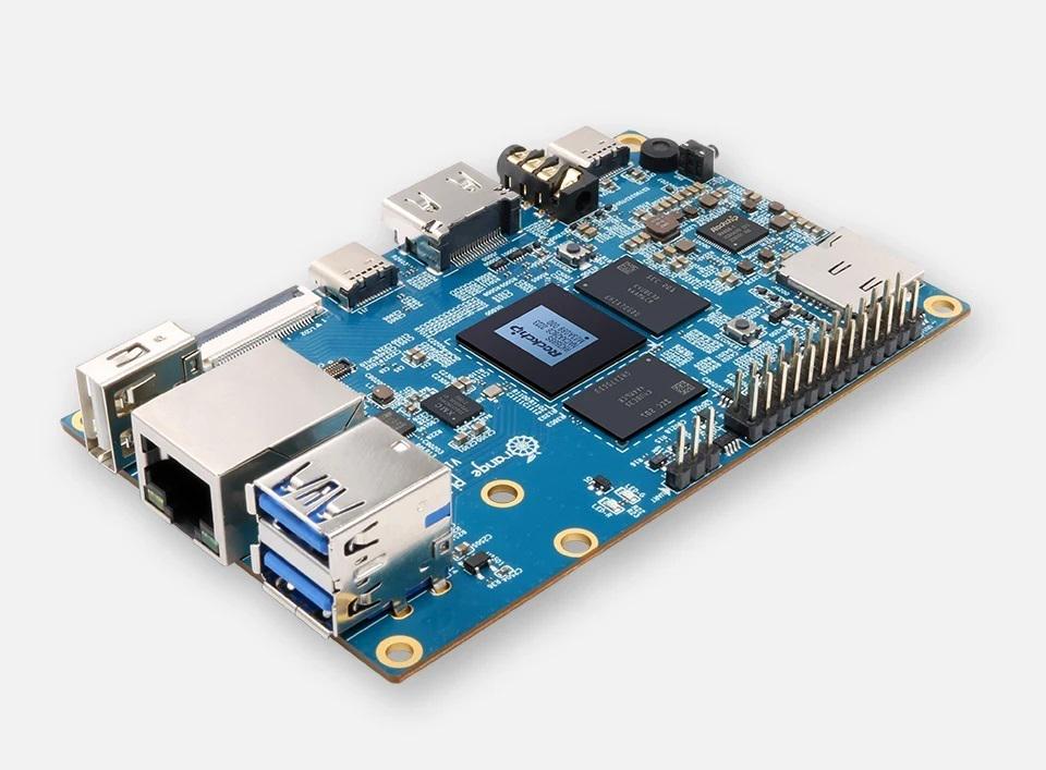 Одноплатный ПК Orange Pi 5 8GB RAM Rockchip RK3588S 8 Core 8-ядерный SBC плата для Linux/Android/AI 8K видео (00-00030259)
