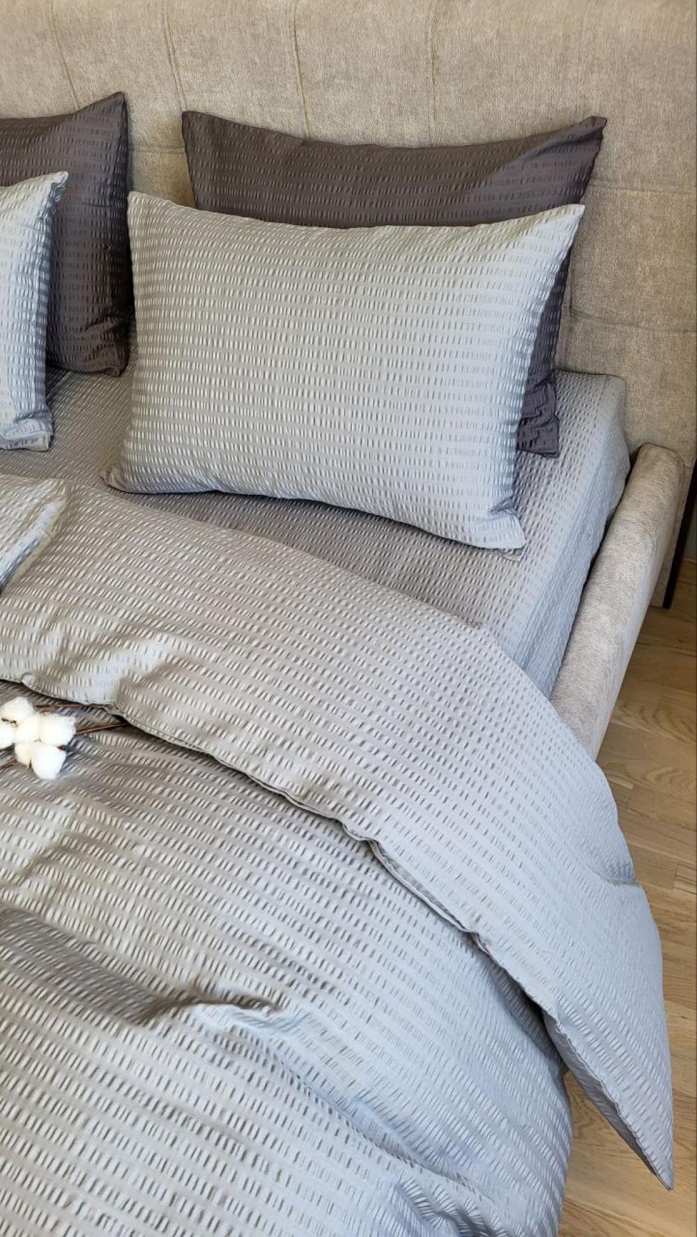 Комплект постельного белья Кис S2020 сатин Premium Gofre полуторный/наволочки 50х70/70х70 см (6472) - фото 8 Комплект постельного белья Кис S2020 сатин Premium Gofre полуторный/наволочки 50х70/70х70 см (6472) - фото 8