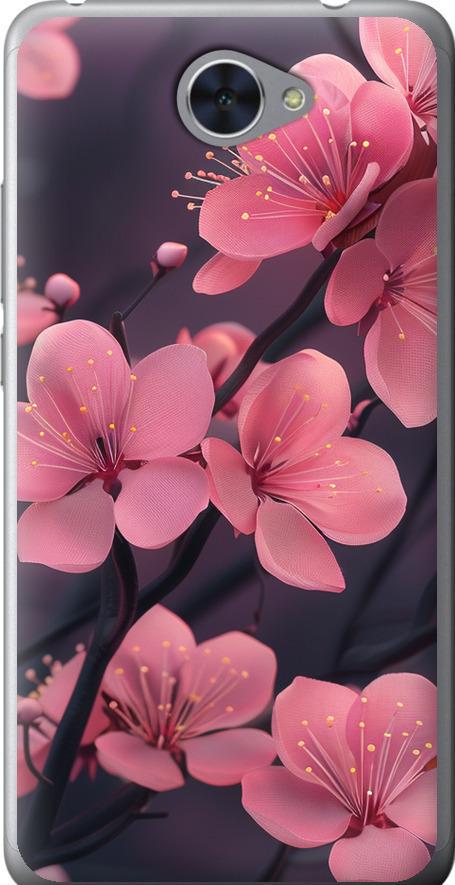 Чехол на Huawei Y7 2017 Пурпурная сакура (6075u-1019-42517) Чехол на Huawei Y7 2017 Пурпурная сакура (6075u-1019-42517)