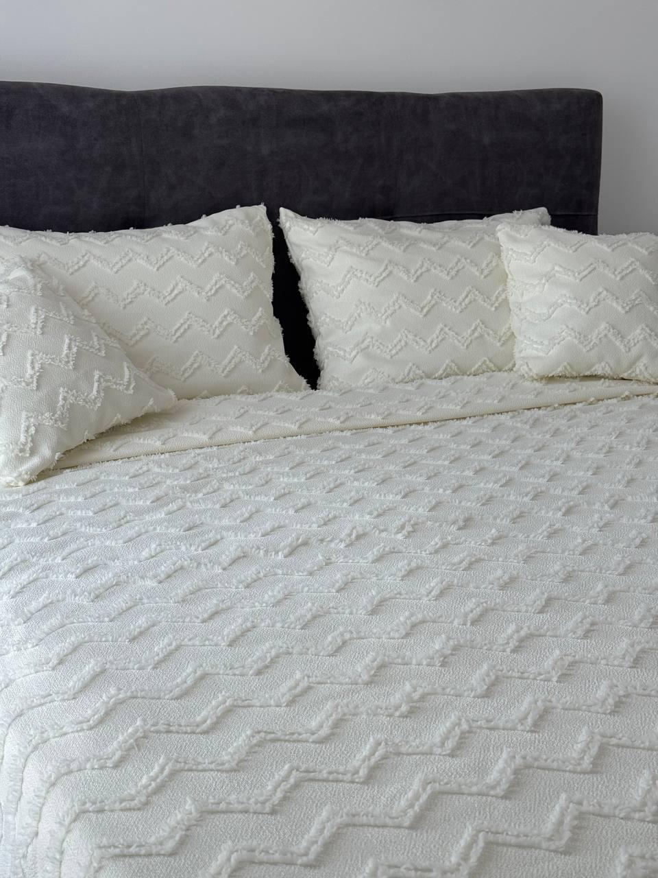 Покрывало Хельга 180x250 см Молочный (20774-2-180x250cm) - фото 5 Покрывало Хельга 180x250 см Молочный (20774-2-180x250cm) - фото 5