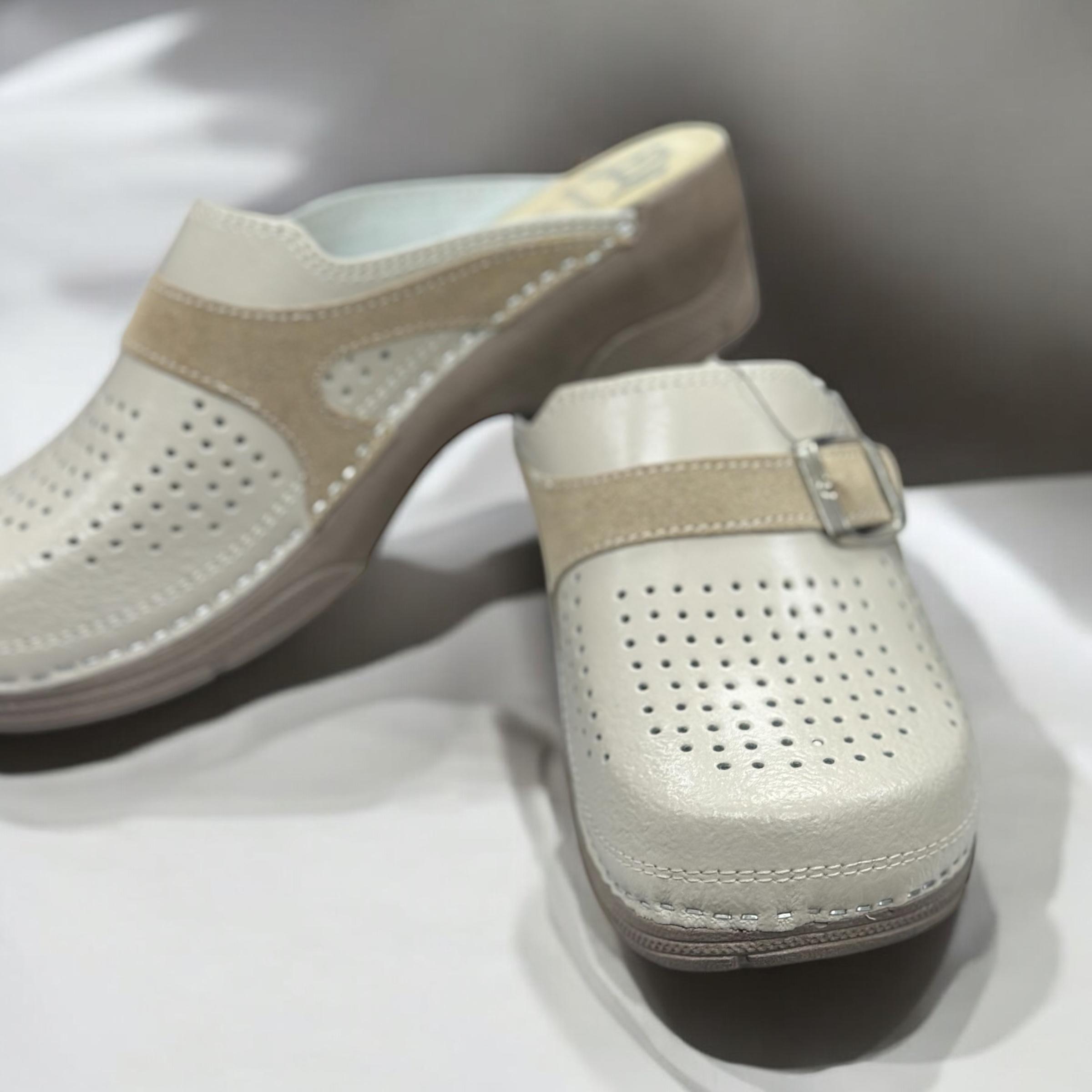 Сабо женские Ledi Anatomic кожаные р. 37 Бежевый (321/17) - фото 3 Сабо женские Ledi Anatomic кожаные р. 37 Бежевый (321/17) - фото 3