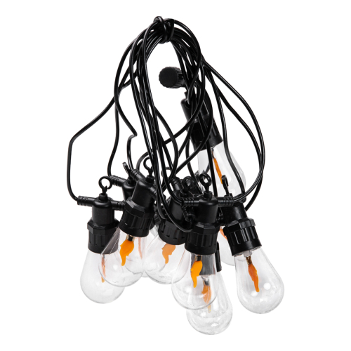 Гирлянда уличная ретро Огонь со степенью пылевлагозащиты IP44 Е27 10 LED 5 м (21550116)