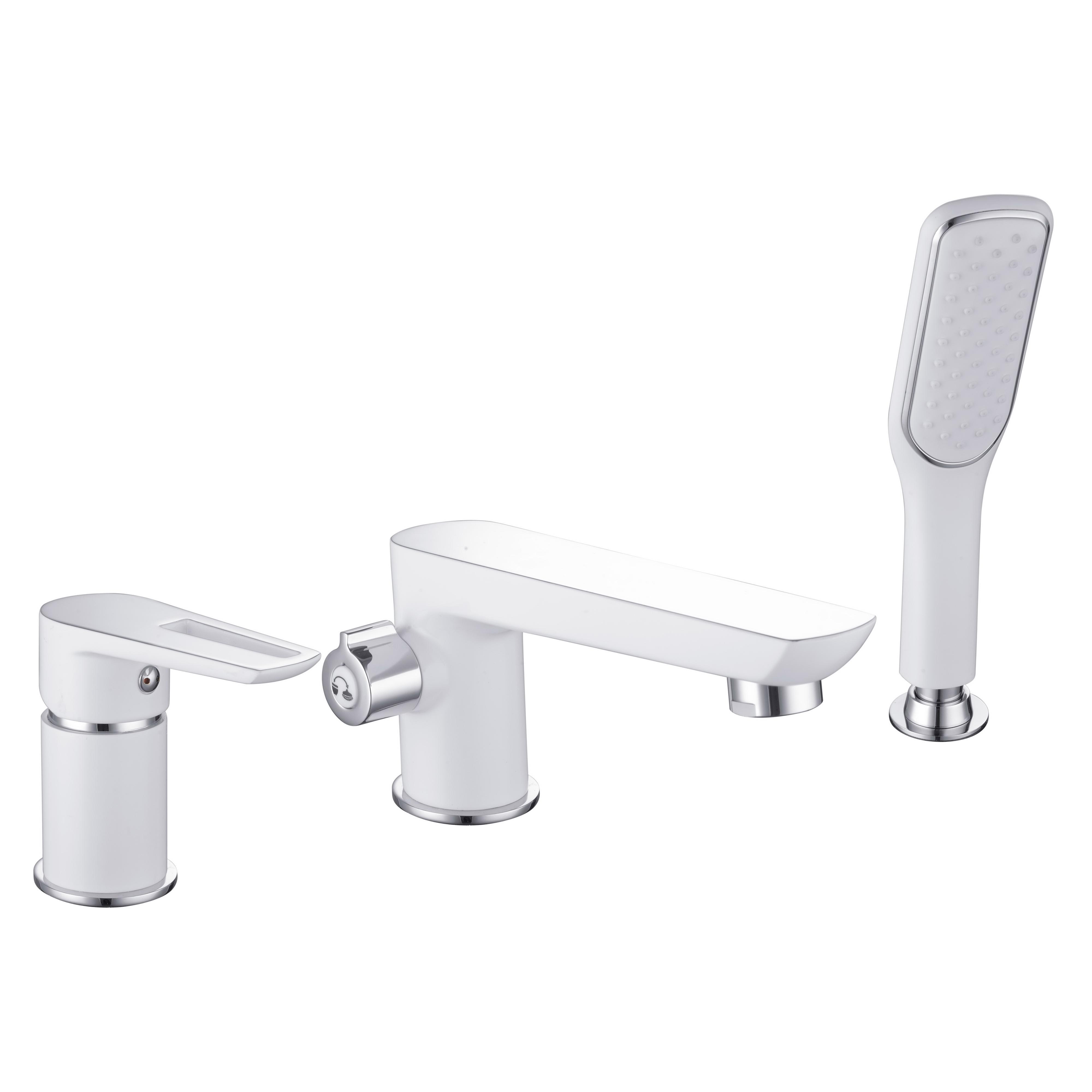 Смеситель для ванны Imprese PODZIMA BRECLAV Хром/Белый (54613) Смеситель для ванны Imprese PODZIMA BRECLAV Хром/Белый (54613)