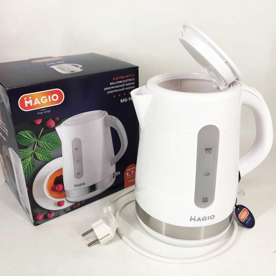 Електрочайник Magio MG-100 1,7 л Білий (254132) - фото 5 Електрочайник Magio MG-100 1,7 л Білий (254132) - фото 5