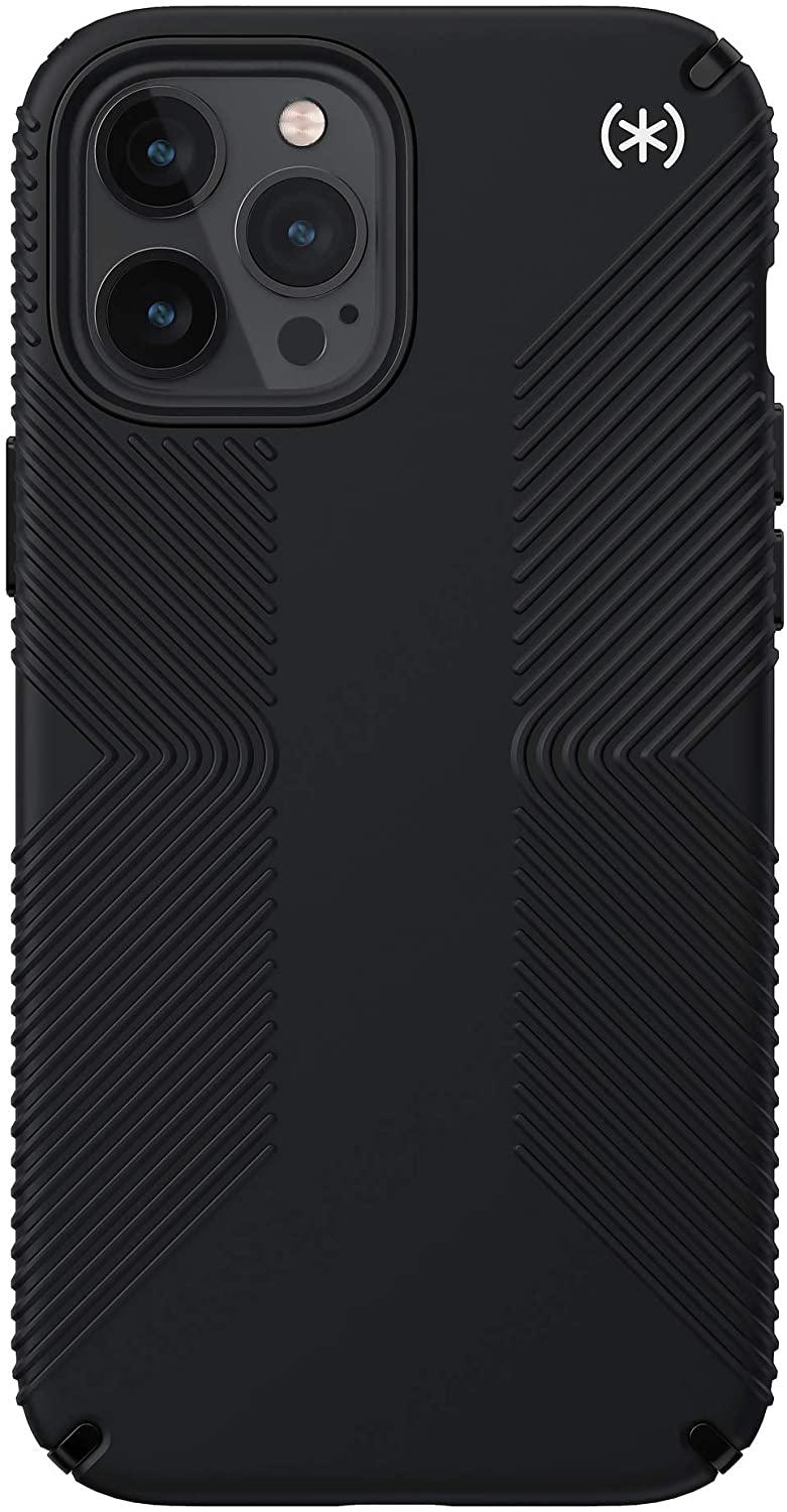 Чехол противоударный с антимикробным покрытием Speck Presidio2 Grip для Apple Iphone 12/12 Pro 6,1" Black (11773649)
