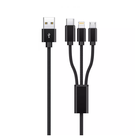 Кабель Proove Triple Connection 3в1 Type-C/Micro USB/Lightning 1,2 м (CCTC20001501)