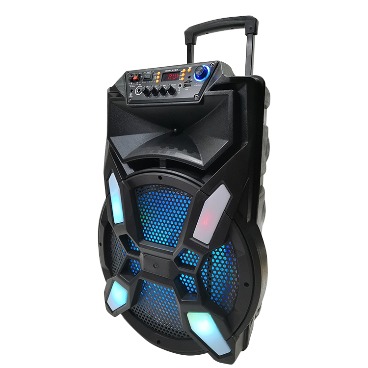 Колонка KIMISO QS-A1505 с радиомикрофоном 15'BASS/4500W (Col-044)