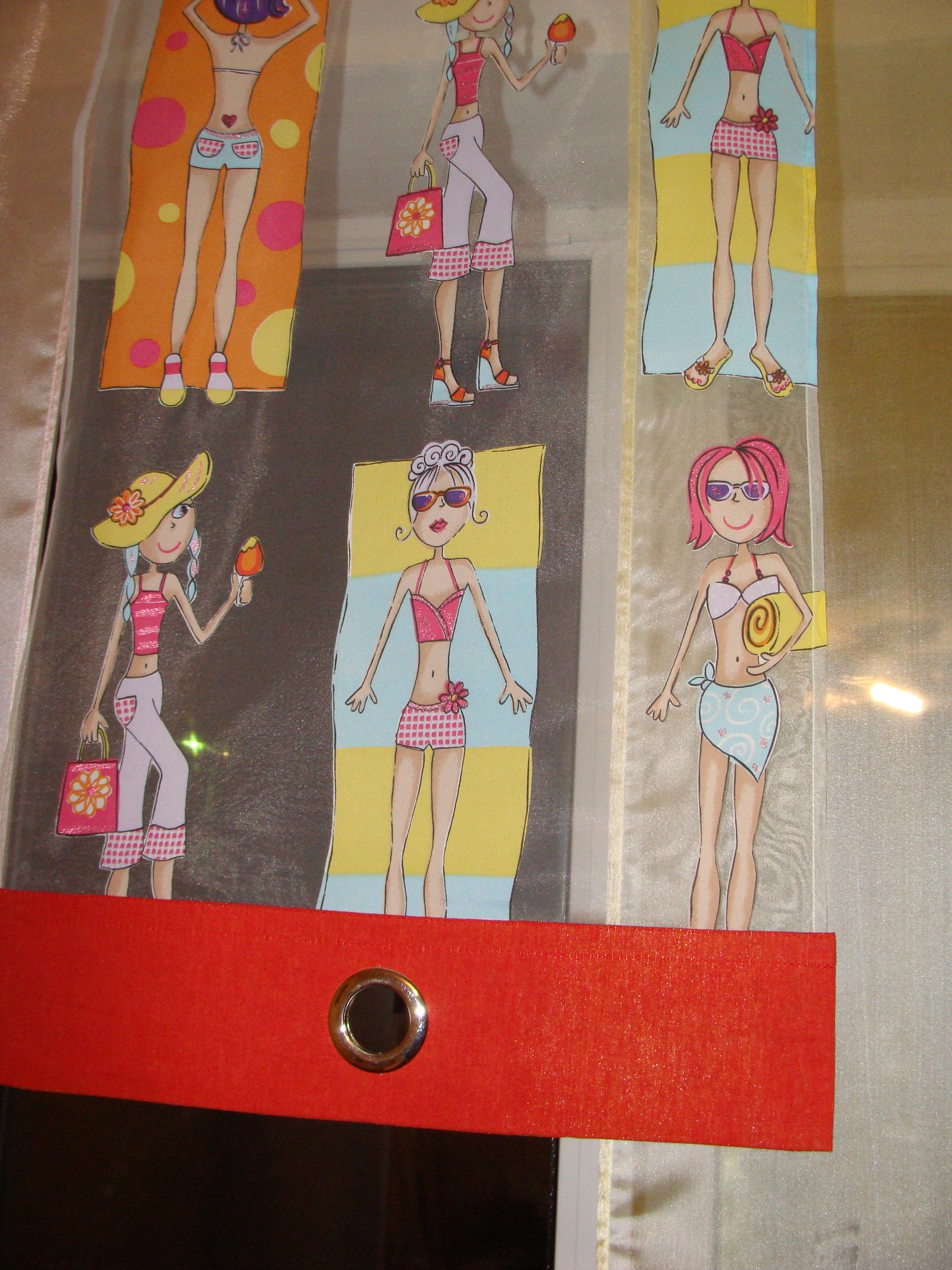 Комплект панельных занавесок на петлях Firanka Модные Девочки 5 шт. карниз 200 см Разноцветный (1_5п) - фото 3 Комплект панельных занавесок на петлях Firanka Модные Девочки 5 шт. карниз 200 см Разноцветный (1_5п) - фото 3