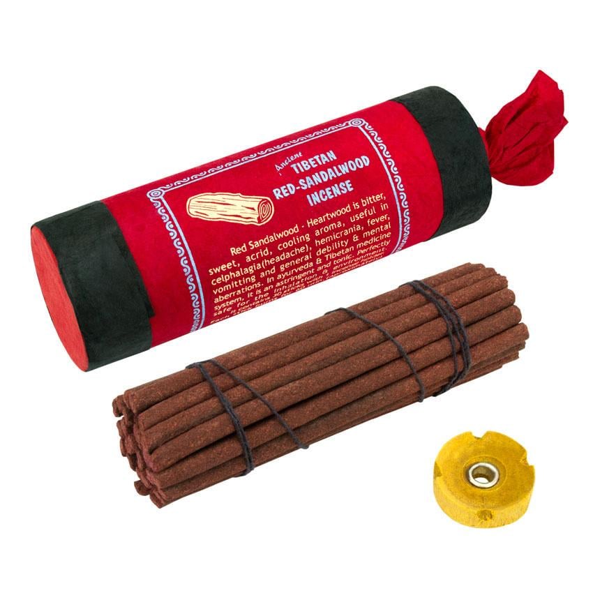 Благовония Тибетские BA Red Sandal в подарочной упаковке 12,8x4x4 см Красный (22247)