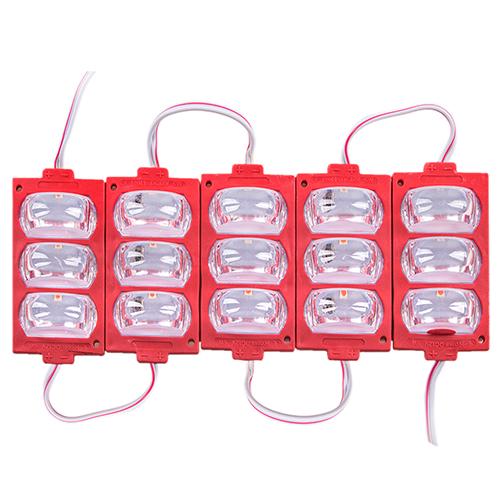Лента модуль 3 Led 7338-2835 12 V Red