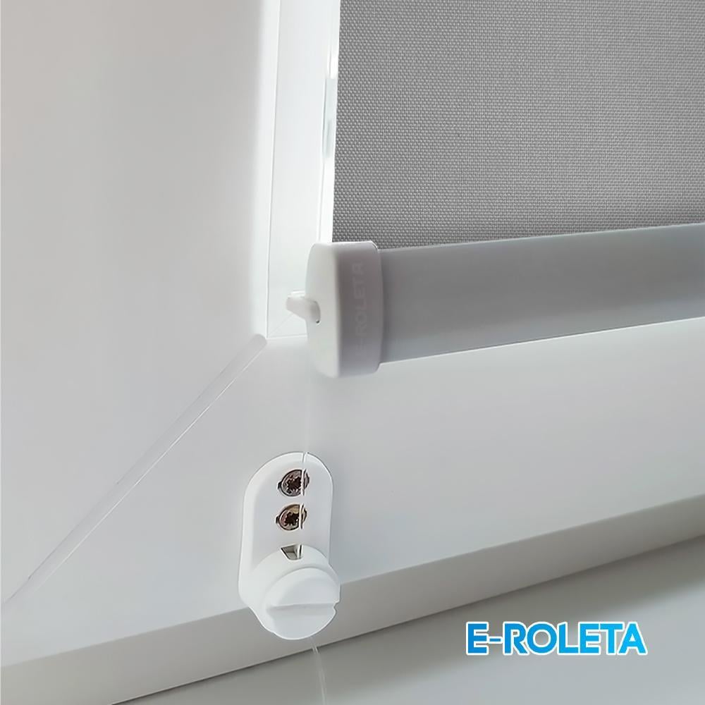 Ролета тканинна блекаут E-ROLETA ВО 54 сільвер з фіксацією під нахил 85х120 см Сірий (ВО-S-54-85-120) - фото 6 Ролета тканинна блекаут E-ROLETA ВО 54 сільвер з фіксацією під нахил 85х120 см Сірий (ВО-S-54-85-120) - фото 6