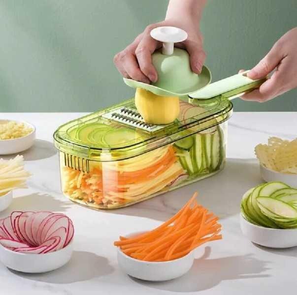 Слайсер Multifunctional Vegetable Cutter 4в1 для різання овочів і фруктів (ADDJL-75210) - фото 5