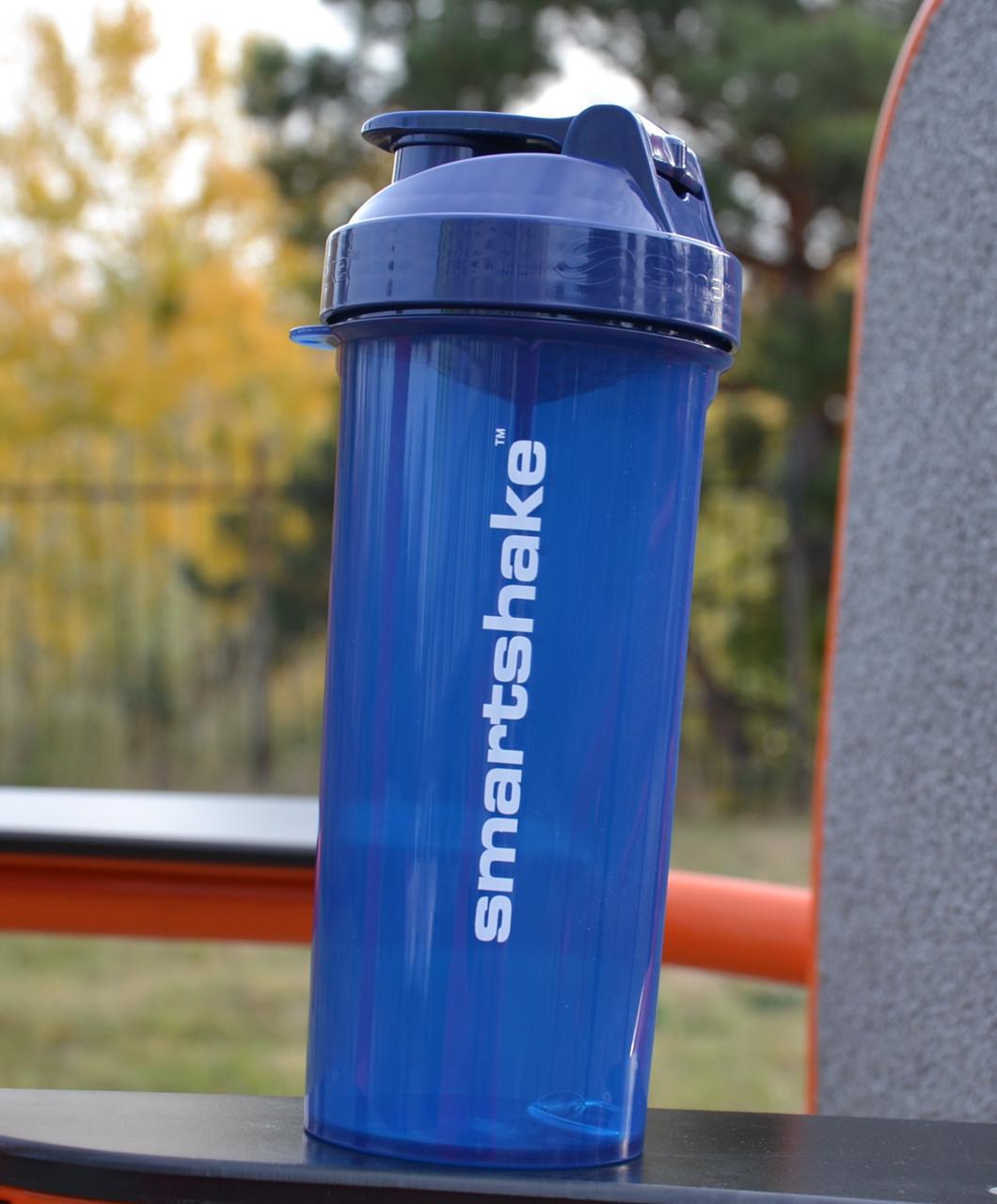 Шейкер спортивний Smartshake Lite 1000 ml Glossy/Navy Blue - фото 7