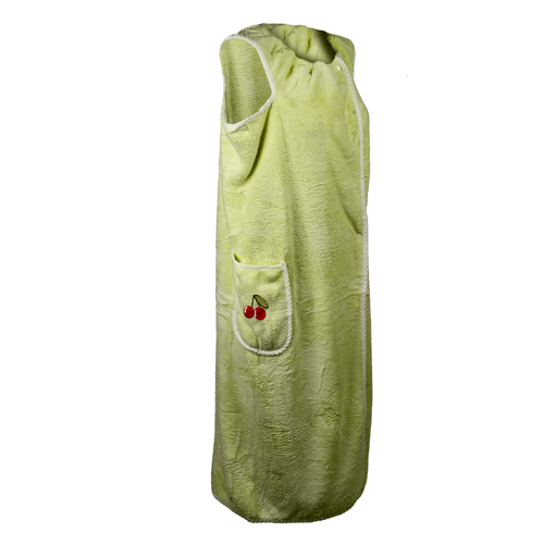Полотенце-халат банный Stenson полиэстер 105x135 см M Green (R90470)