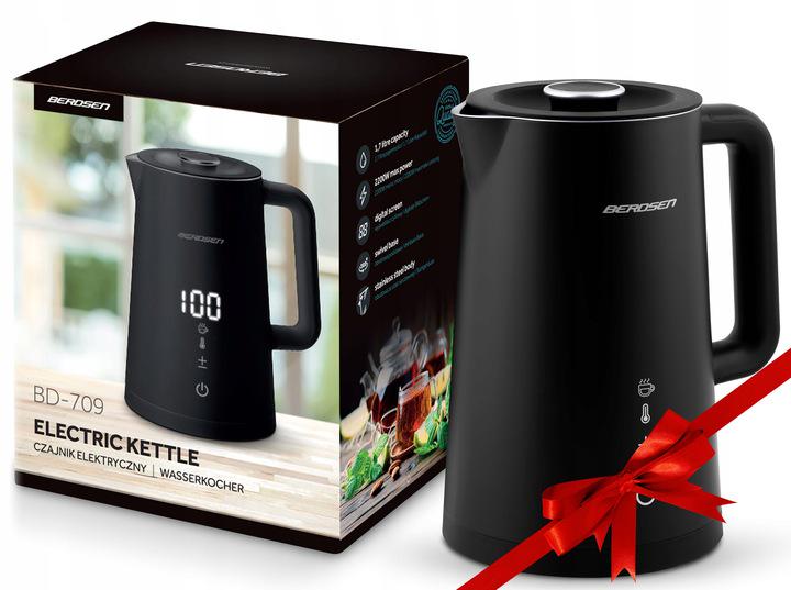 Електрочайник Berdsen BD-709 з сенсорним дисплеєм 1,7 л Чорний (370900) - фото 12 Електрочайник Berdsen BD-709 з сенсорним дисплеєм 1,7 л Чорний (370900) - фото 12