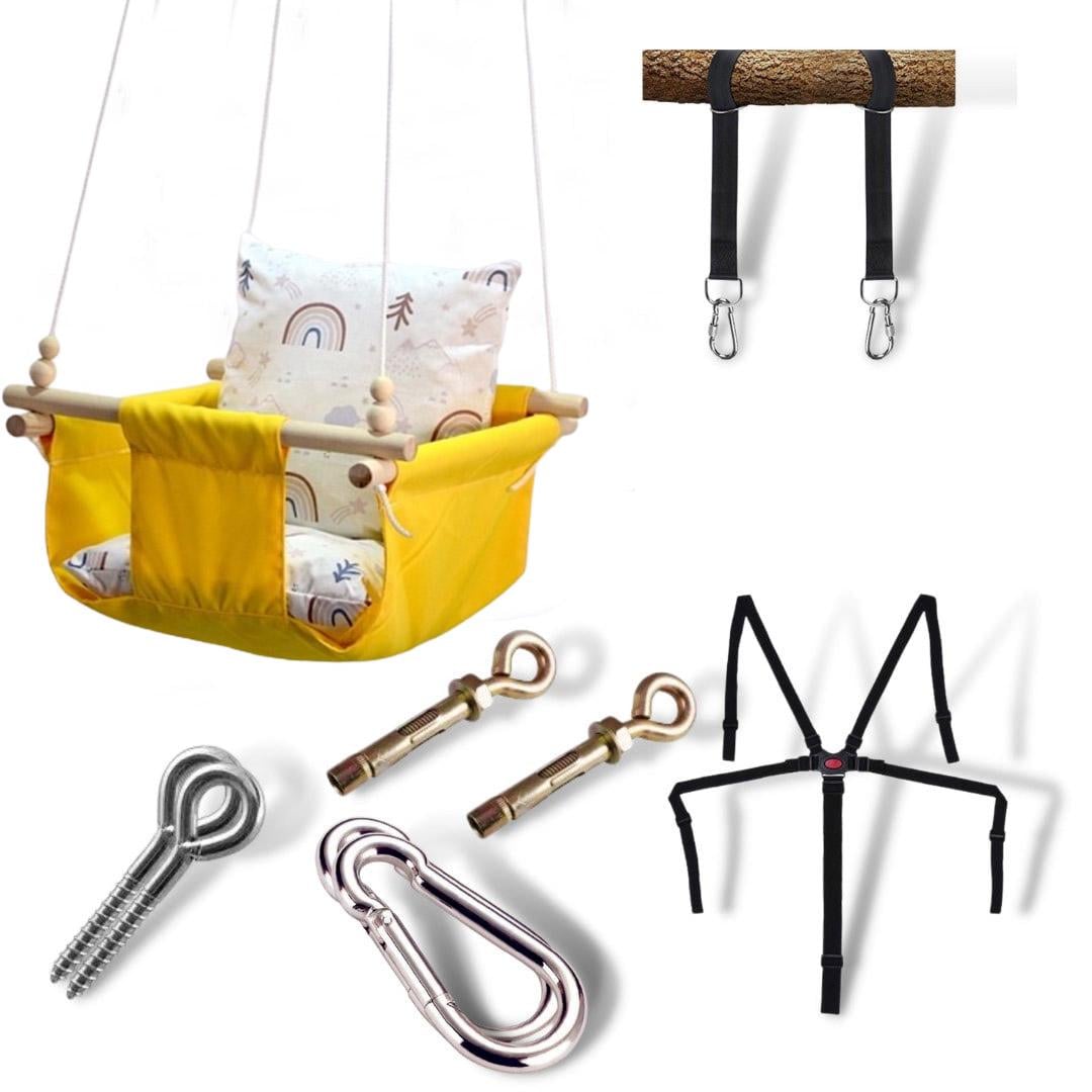 Дитяча гойдалка Infancy Веселка Жовтий (9890871)