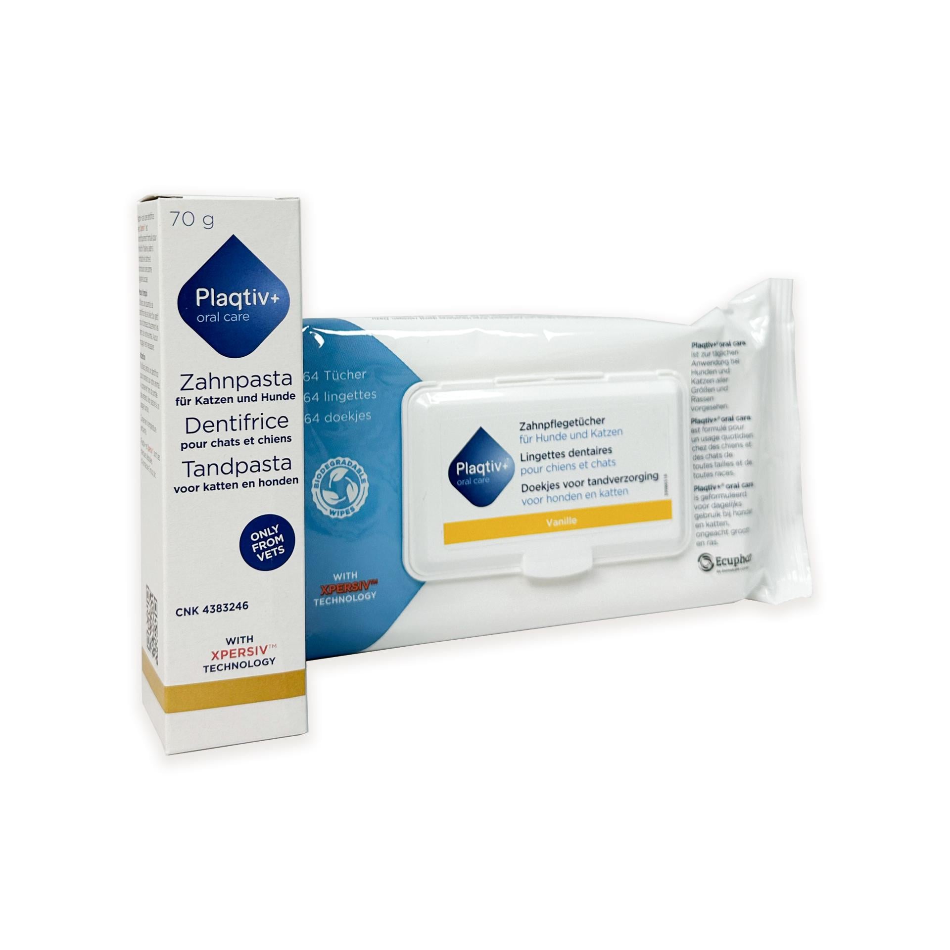 Набор для ухода за пастью животных Зубная паста Plaqtivplus Toothpaste 70 г/Салфетки для Plaqtivplus Dental Wipes 64 шт. (38064119) Набор для ухода за пастью животных Зубная паста Plaqtivplus Toothpaste 70 г/Салфетки для Plaqtivplus Dental Wipes 64 шт. (38064119)