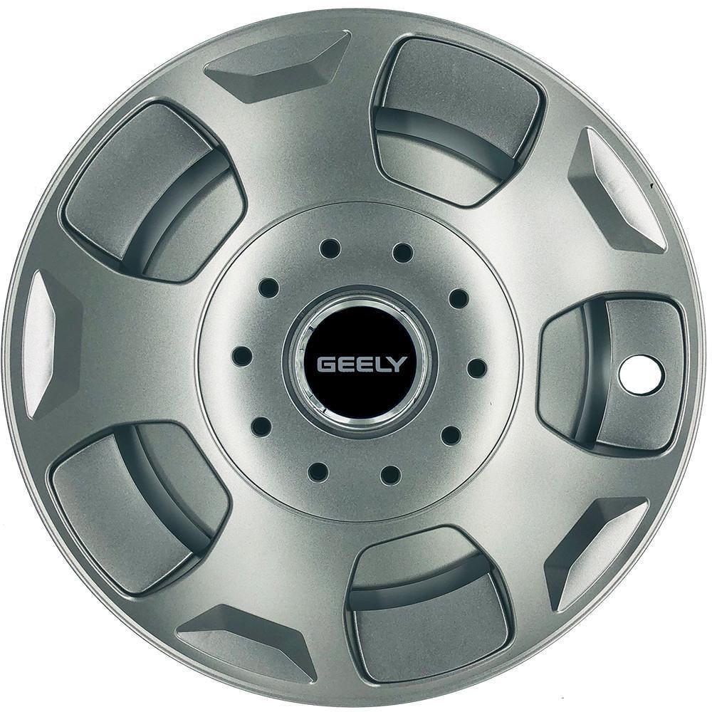 Колпаки SJS 342 с логотипом Geely R15 4 шт. Серебристый