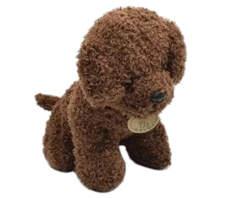 Мягкая игрушка-собачка с пластиковыми глазками и переносным чехлом (29198624)