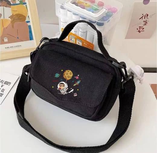 Сумка-барсетка космонавт в японском стиле Черный (2635589284) - фото 2 Сумка-барсетка космонавт в японском стиле Черный (2635589284) - фото 2