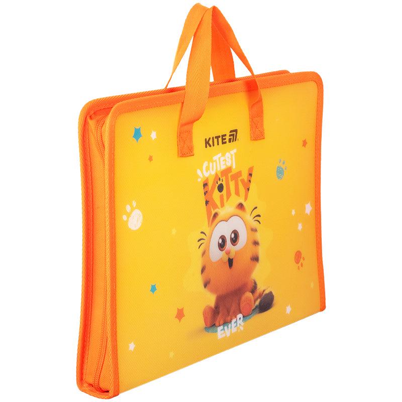 Папка-портфель на молнии KITE Garfield A4 (GF25-202) - фото 3 Папка-портфель на молнии KITE Garfield A4 (GF25-202) - фото 3