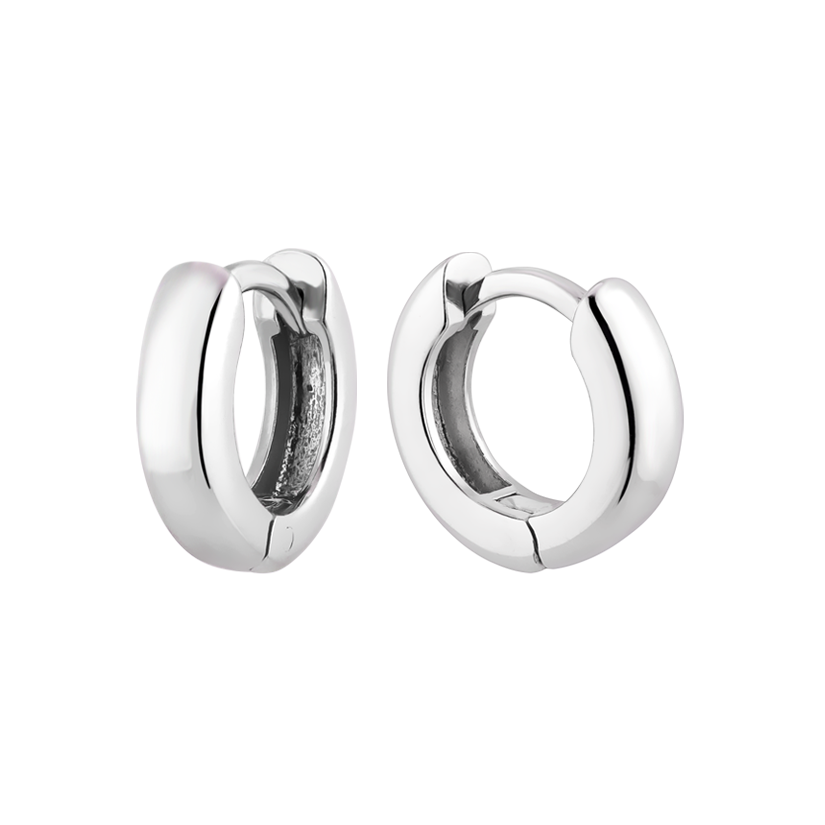 Серьги серебряные Конго универсальные без камней