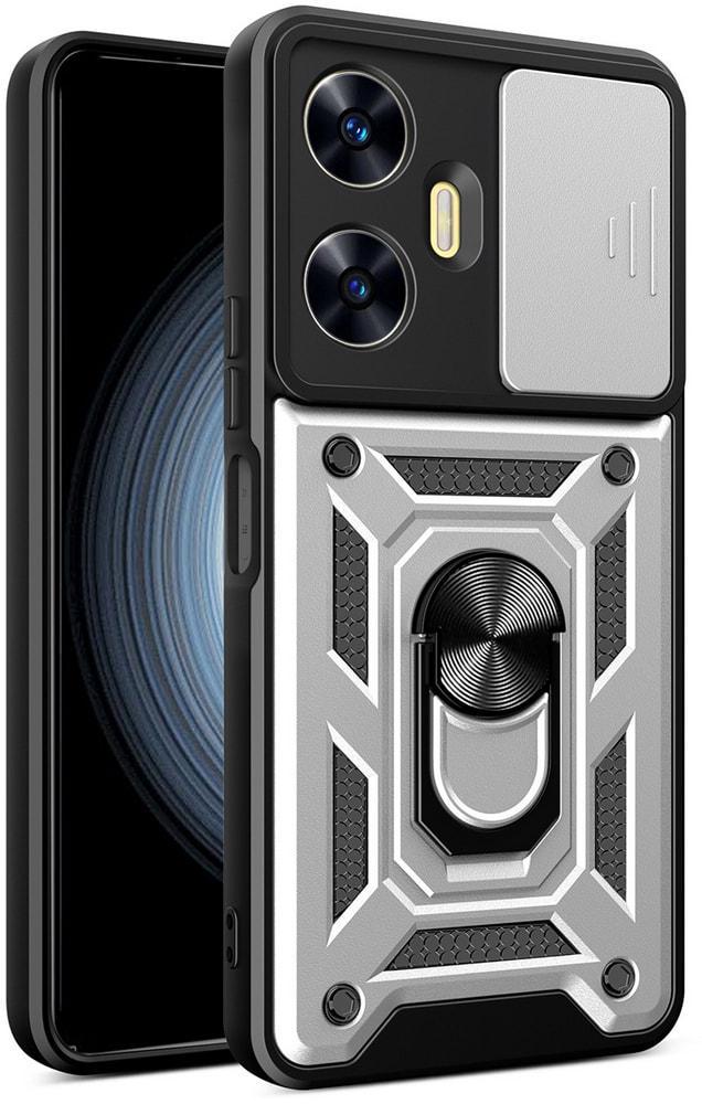 Чехол с защитой камеры 3DGuard Realme C55 Silver (33863-59)