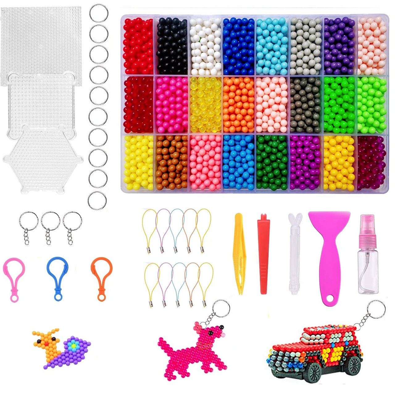 Набор для творчества аквамозаика Аквабидс 3700 шт.