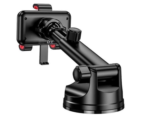 Держатель автомобильный Hoco H22 на лобовое стекло Black/Red - фото 5 Держатель автомобильный Hoco H22 на лобовое стекло Black/Red - фото 5